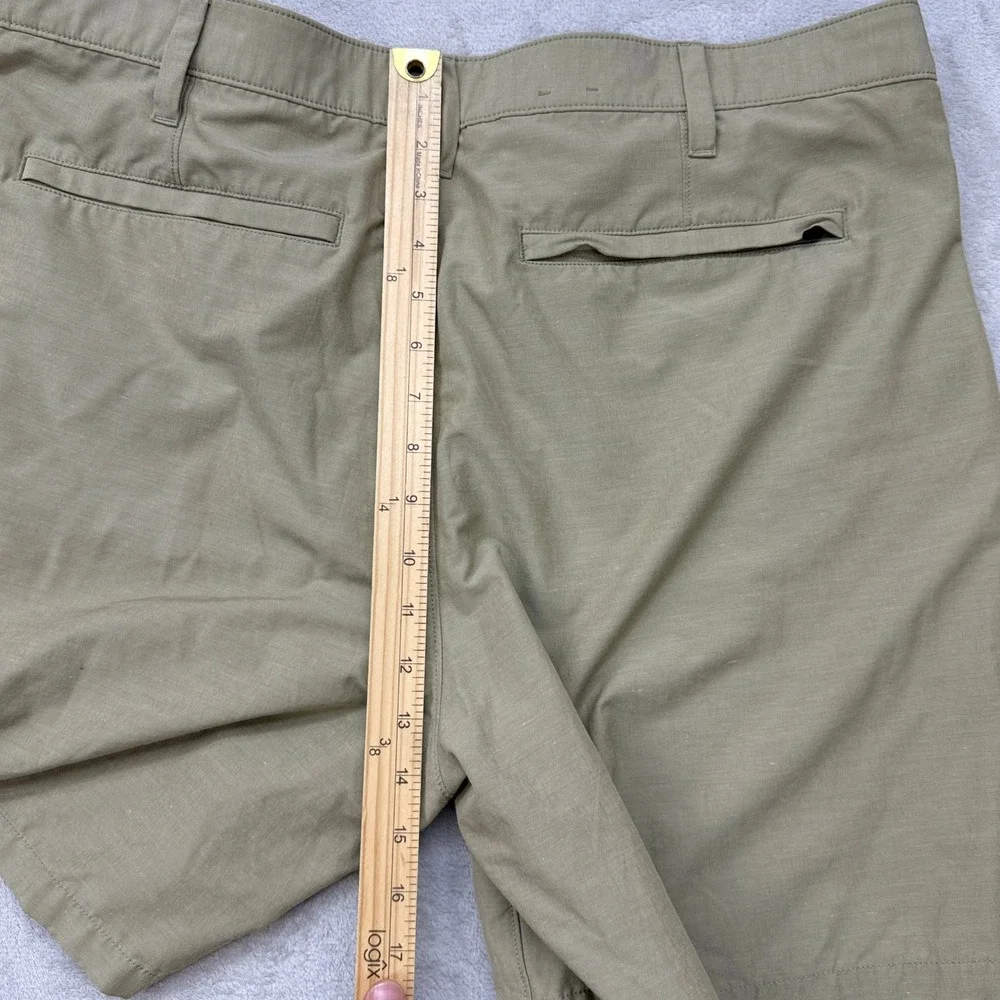 Orvis Performance Shorts Mens 40 Khaki Tan Tech Stretch Utility Hiking Camping